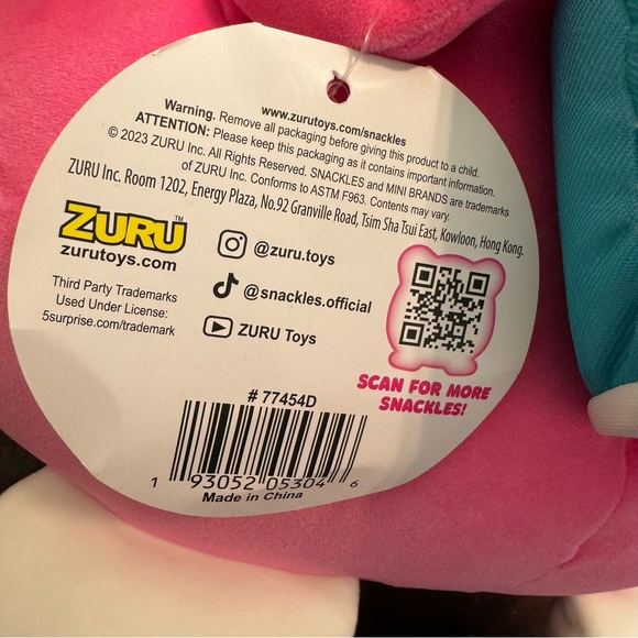 NWT Zuri Snackles Britney the Bunny - Picture 13 of 14